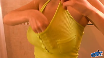 Preview 3 of Skirtfemdom - Big Ass Busty Blonde Teen Bending Over! Incredible Babe!