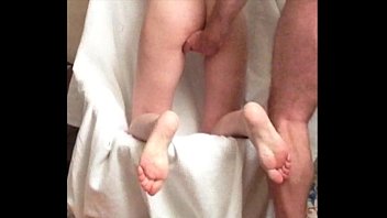 Preview 4 of Friends Watching Handjob - She likes sitting on a large cock