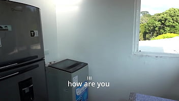 Preview 1 of Krishna Grey Poem Videos - I fuck the technician like a great Latin whore while I wait for my husband