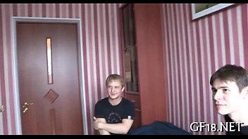 Preview 2 of Dirty Lesbian Sex - That honey takes off his blue shirt