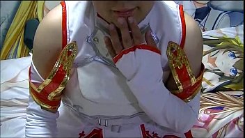 Preview 1 of Kreampie 10 Teen - 女装　コスプレ　crossdresser SAO アスナ