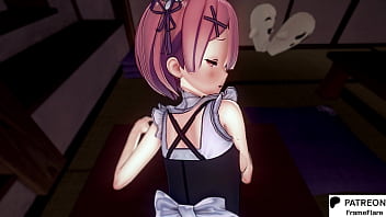 Preview 1 of Purn Fast Time Video - Ram x Felix Anime Re Zero Hentai Animation