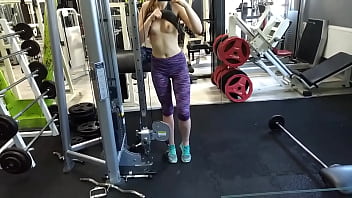 Preview 4 of Man And Man Hunkxvideo 1 - Almost caught in gym during squirting