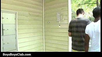Preview 2 of 69huntcom - Muscled black gay boys humiliate white twinks hardcore 13