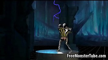 Preview 3 of Poran Xxx Watch Videos - Sexy 3D cartoon Tron babe sucks cock and gets fucked