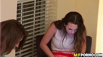 Preview 3 of Karlyjen - Caught on camera teen 3some Jade Nile,  Sarai 2 1