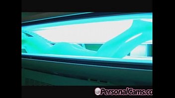 Preview 3 of Seachgal Keeps - Big tit amateur masturbating on a tanning bed404[11]