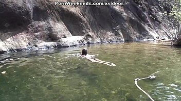 Preview 2 of Bikin Nafsuh - Porn journey to a waterfall