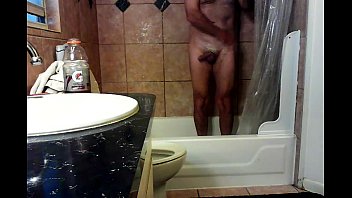 Preview 2 of Japanese Mom Dmm - webcam shower on big screen of sorority house