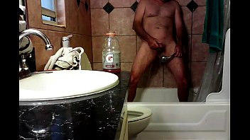 Preview 3 of Virtual Lap Dance Jeans - neighbor &amp_ land lady peep on my webcam shower