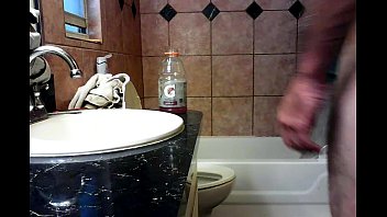 Preview 1 of Virtual Lap Dance Jeans - neighbor &amp_ land lady peep on my webcam shower