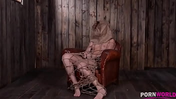 Preview 1 of Sheriff Charlie - Cornered &amp_ cornholded Taissia Shanti pees during BDSM domination action GP924