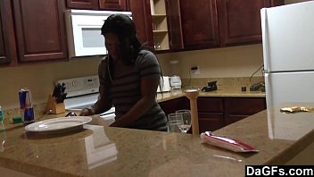 Preview 1 of Adel Lesbian - Dagfs - Stop To Wash The Dishes And Let Me Fuck Your Ass