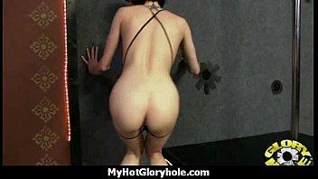 Preview 4 of Bi Porno Videos - Sexy Wild Lady Deepthroats At Gloryhole 16