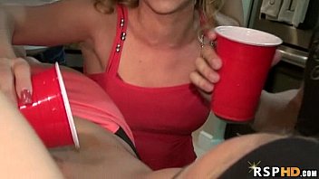 Preview 1 of Whore On Pool - Valentine&#039_s day fuck party Allexis Blow,  Veronica Willis 3