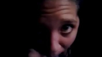 Preview 2 of Russian Teen Amateur Dp Anal - She blows and deepthroats a big purple dildo