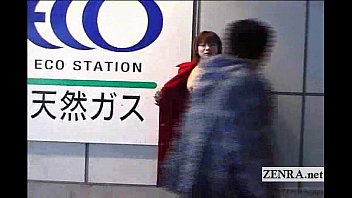 Preview 3 of Jesi Brazil - Subtitled Japanese authentic public nudity in Tokyo