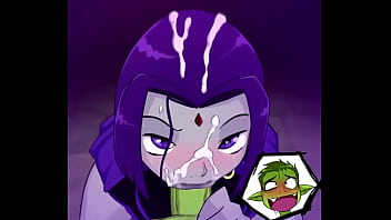 Preview 1 of Brea Gal - Teen Titans Raven x Beast Boy Hentai