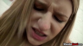 Preview 4 of Nadia All Sex H - Hot skinny blonde gets dick in her ass Chloe Dixie 1 4