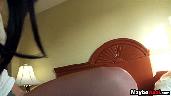 Preview 1 of Big Assparis Deepthroats Pov - Amateur brunette gets dick in her butt Ivy Laine 4