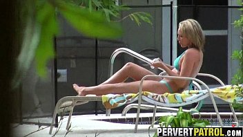 Preview 2 of Bpbpxxx Vabou - Pool babe fucks outside.1