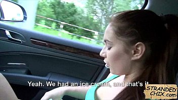 Preview 3 of Kristina Rosexxx Hd Brazzers - Amateur babe blowjob while driving Jenny Dark.2.1