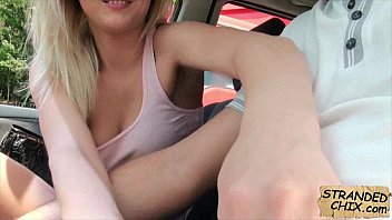 Preview 1 of Sel For Money - Czech babe fucked in car Katy Rose.2.2