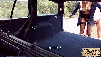 Preview 3 of Food 41 - Desperate teen fucks for a ride Christen Courtney.4