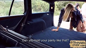 Preview 4 of Food 41 - Desperate teen fucks for a ride Christen Courtney.4