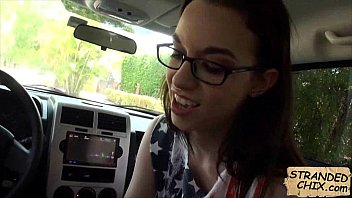 Preview 1 of Www Tinege Girl Sex - Teen stranded sucks dick for a ride home Tali Dava.1.4