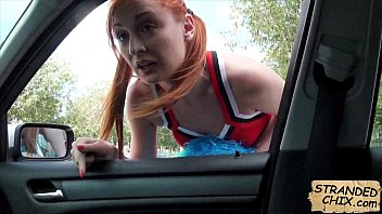 Preview 1 of Japane Sex Girl - Redhead cheerleader gets fucked hard Eva Berger.1