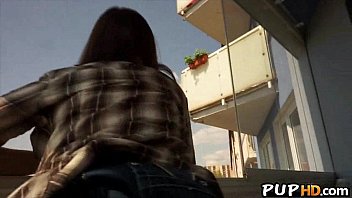 Preview 1 of Father Sex With Own School Girl - Amazing outdoor fuck Romaneta Rosse 5