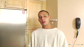 Preview 1 of Littel Girl Fucking Video - Without wasting time the blonde spreads her legs across the kitchen counter to begin anal.