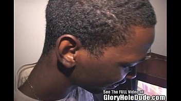 Preview 1 of Avdue Thai - Ebony Gay Sucks White Glory Hole Cocks