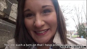 Preview 2 of Dog Licking Ny Pussy - Barmaid Myrna Joy fucked and facialed to earn extra cash
