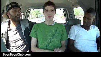 Preview 1 of Puumb - Muscled black gay boys humiliate white twinks hardcore 19