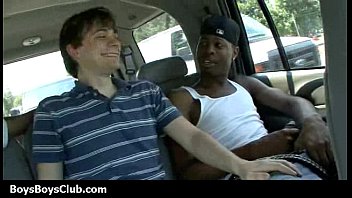 Preview 2 of Tennihs - Muscled black gay boys humiliate white twinks hardcore 15