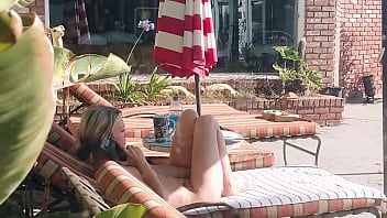 Preview 3 of Rosen Sex Beeg - Kristi Love watched while naked poolside