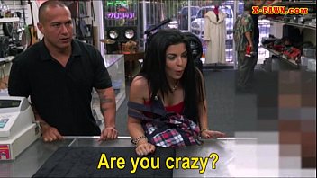 Preview 1 of Full Sexy Videos Yang - Busty Cuban chick sucks cock and fucked in the pawnshop