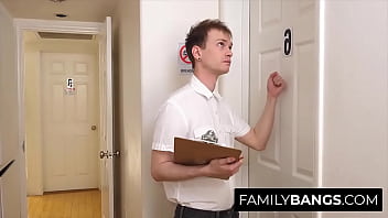 Preview 1 of Jordo El And Mom - FamilyBangs.com ⭐ Nerd Stepbrother Deflowered by Whore Tiny Stepsister,  Gianna Gem,  Alex Jett