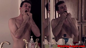Preview 3 of B Grademovies - Brunette babes sharing his cock to suck