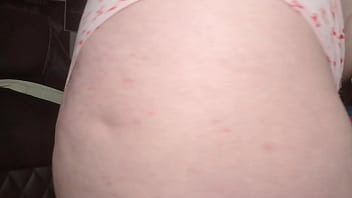 Preview 2 of Sexc Vdio - Thick young girl showing off her new cherry panties