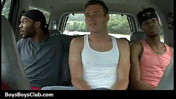 Preview 4 of Mota Lands - Muscled black gay boys humiliate white twinks hardcore 20