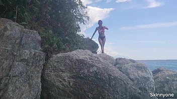 Preview 1 of Mom Sleep Walking Into Sons Room - Abnormal sexual activities publicly in ocean and on mountain with biggest cock and smallest pussy