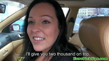 Preview 1 of Son Forsd His Mom - Flashing taxi girl offered cash for sex