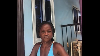 Preview 4 of Mae Khlifa Porn Star - Crazybitch twerking on the balcony