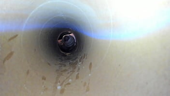 Preview 4 of Eva Notty Teacher Principle - MASSIVE CUM LOAD SPRAYING THROUGH PIPE BY REDHEAD MALE