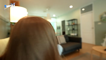 Preview 1 of Nonton Ngentot Amerika - Watching the Letsplay on Youtube with My Stepsister Ended with a Creampie