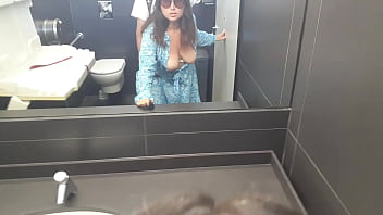 Preview 3 of Karley Gere - Stepmom was Fucked in the Women&#039_s Toilet of the Shopping Center