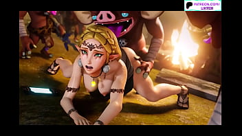 Preview 2 of Kajole Porn - ZELDA AMAZING HENTAI STORY HARD FUCK AND CREAMPIE 60FPS